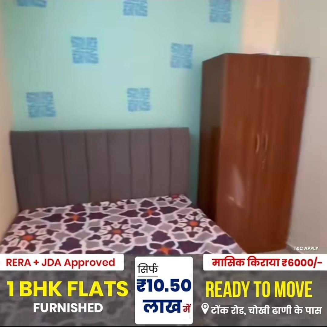 Fully Furnished 1 & 2 BHK Flats for Sale on Tonk Road, Jaipur