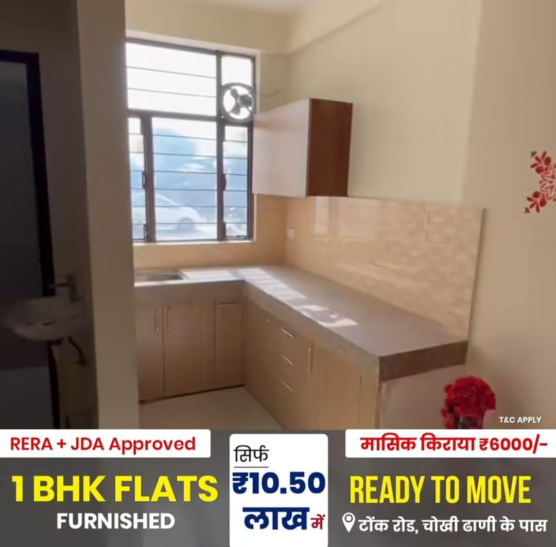 Fully Furnished 1 & 2 BHK Flats for Sale on Tonk Road, Jaipur